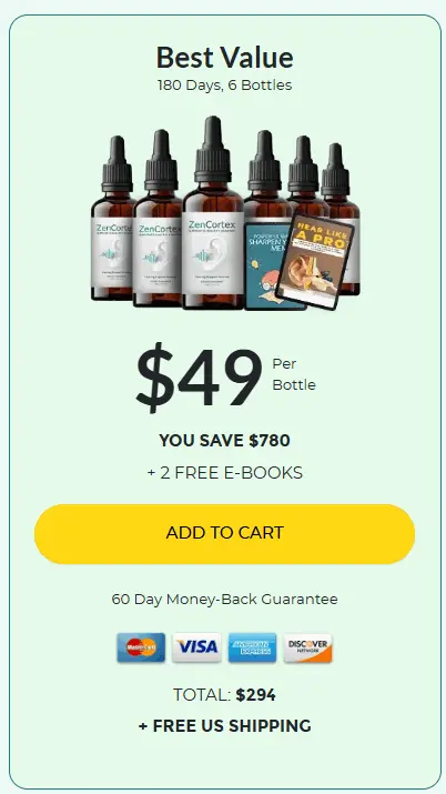 zencortex 49 6 bottles bundle